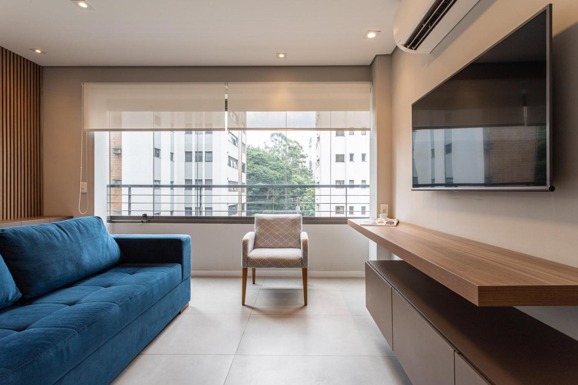 Predio Residencial Moderno Proximo Ao Parque Do Ibirapuera - Next Vila Nova ساو باولو الغرفة الصورة