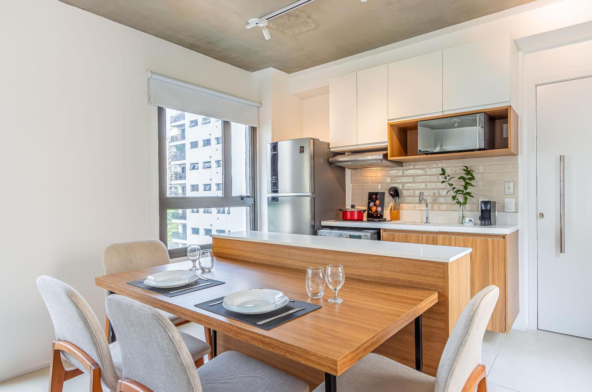 Predio Residencial Moderno Proximo Ao Parque Do Ibirapuera - Next Vila Nova ساو باولو الغرفة الصورة
