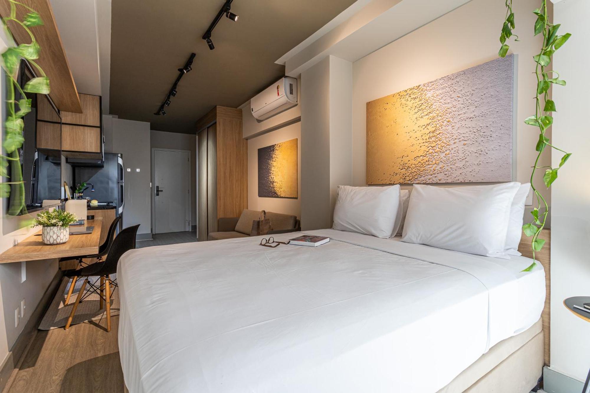 Predio Residencial Moderno Proximo Ao Parque Do Ibirapuera - Next Vila Nova ساو باولو الغرفة الصورة