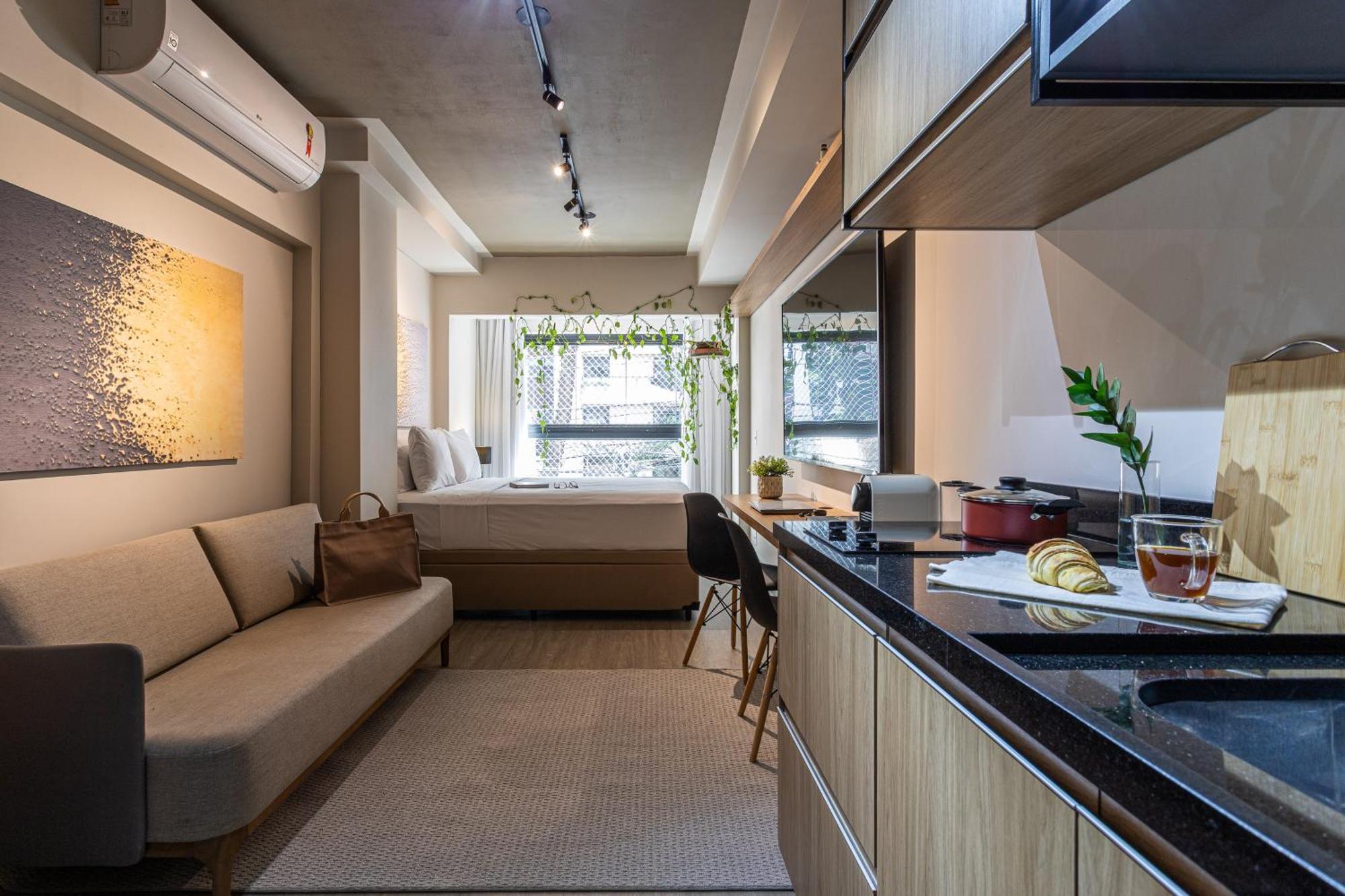 Predio Residencial Moderno Proximo Ao Parque Do Ibirapuera - Next Vila Nova ساو باولو الغرفة الصورة