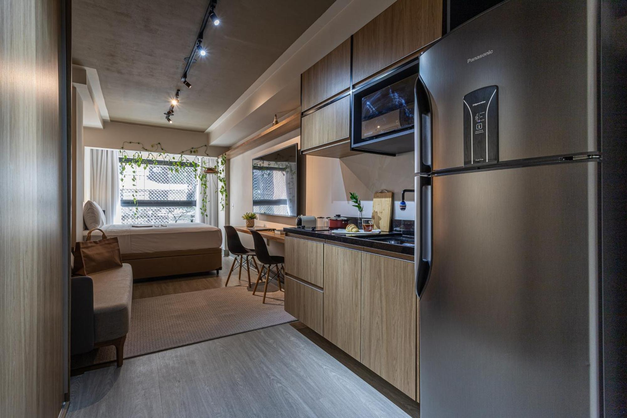 Predio Residencial Moderno Proximo Ao Parque Do Ibirapuera - Next Vila Nova ساو باولو الغرفة الصورة
